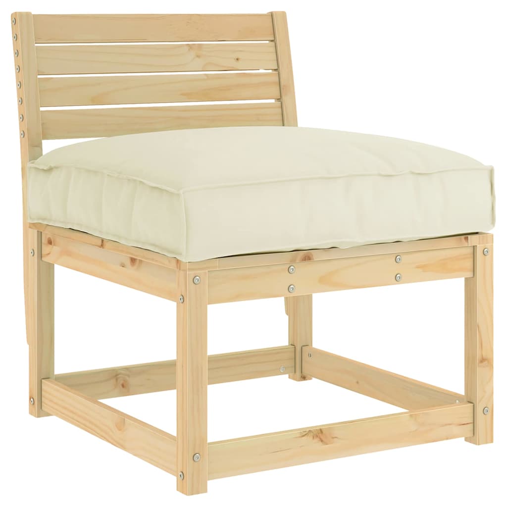 Pallet Cushion for suitable for Seat Cream 80 x 80 x 12 cm